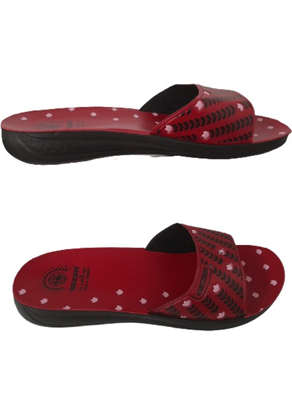 Kırmızı Kadın Günlük Terlik GZER1458-7 fiyatları