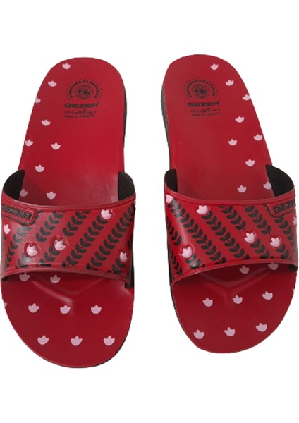 Kırmızı Kadın Günlük Terlik GZER1458-7 modelleri
