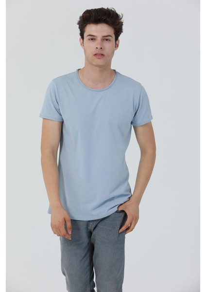 Rahat Fit Erkek Tshirt 5001-LB fiyatları