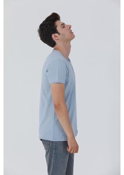 Rahat Fit Erkek Tshirt 5001-LB modelleri