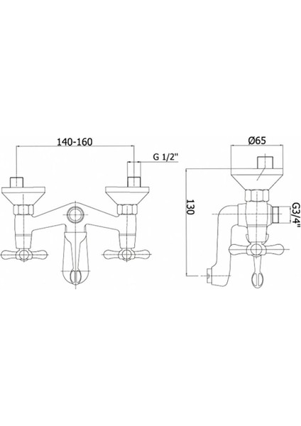 Banyo Bataryası Armatürü Koç BNB13 fiyatları