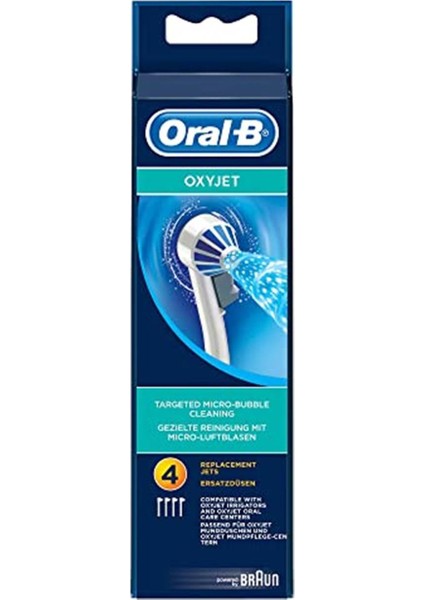 Ağız Duşu Yedek Başlığı Oxyjet 4 Adet