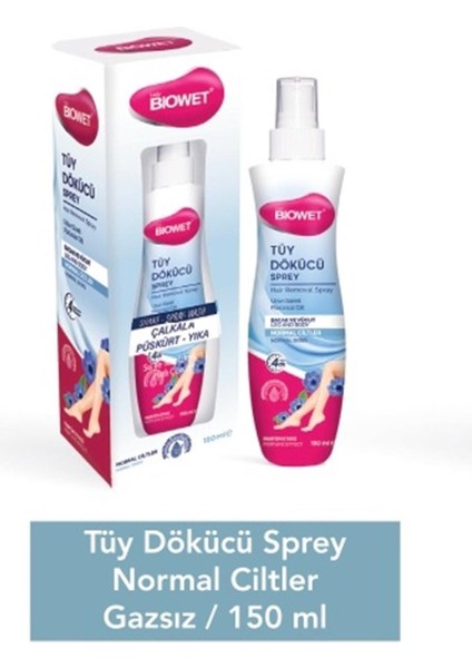 Tuy Dokucu Bıowet Normal Cıltler Gazsız Sprey 150 ml