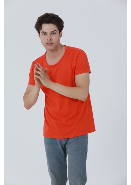 Rahat Fit Erkek Tshirt 5001-OR fiyatları