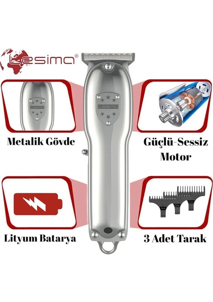 Ense ve Sakal Kesme Makinesi Metal Gövde Paslanmaz Çelik Bıçak fırsatları