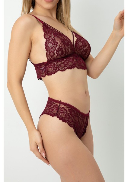 Balensiz Dantelli Bralet Takım