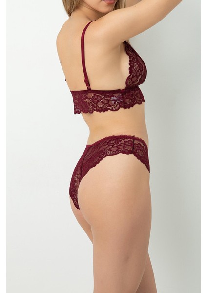 Balensiz Dantelli Bralet Takım