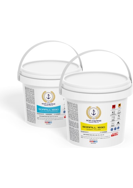 Sorfill 1830 Epoksi Dolgu Macun 3 kg