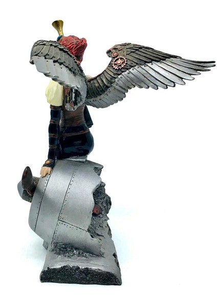 Steampunk Serisi Fantastik Kadın Savaşçı Biblo modelleri