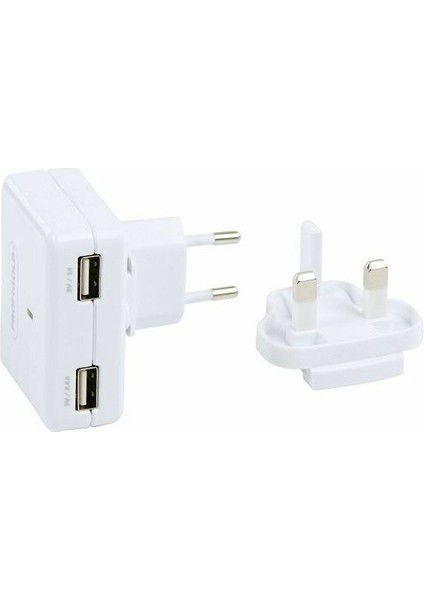 Prom1 USB Adaptör 2x USB 2,4+1AMPER