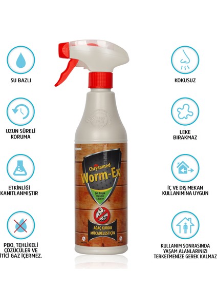 Worm-Ex Ağaç / Tahta Kurdu 500 ml