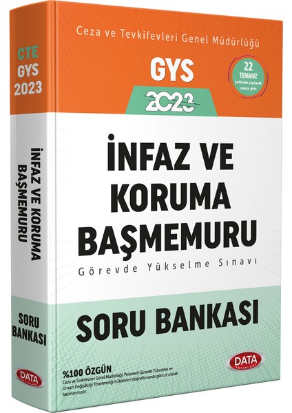 2023 Ceza ve Tevkifevleri İnfaz ve Koruma Başmemuru GYS Soru Bankası