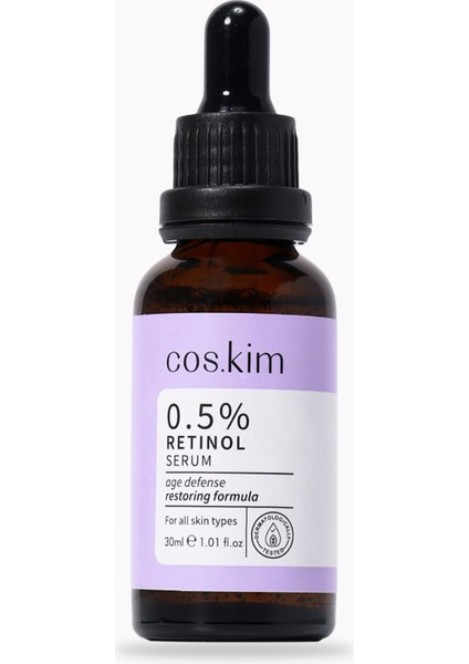 %0.5 Retinol Cilt ve Bakım Serumu | 0.5% Retinol Serum 30 ml