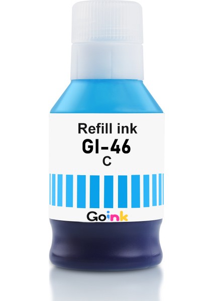 Canon Gı-46 4 Renk Pigment Muadil Mürekkep GX3040/GX4040/GX5040/GX6040/GX7040 Siyah (Black)