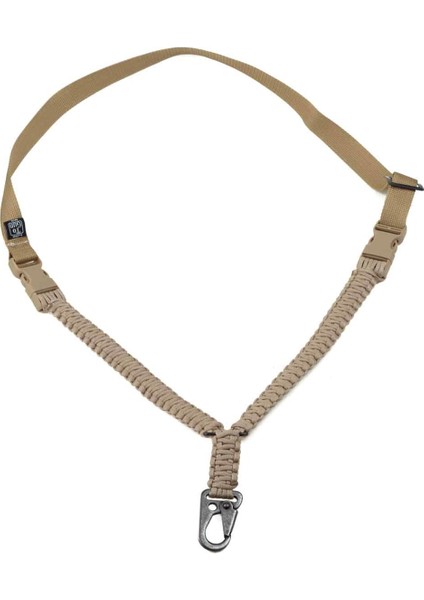 Tek Nokta Paracord Tüfek Askı Kayışı-Çöl Rengi