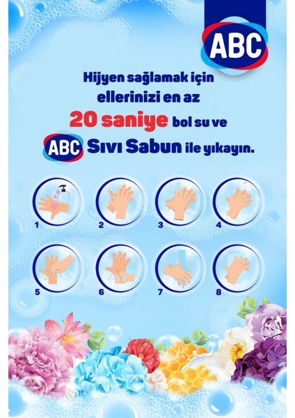 Abc Sıvı Sabun Pembe Buket 400 ml 2li