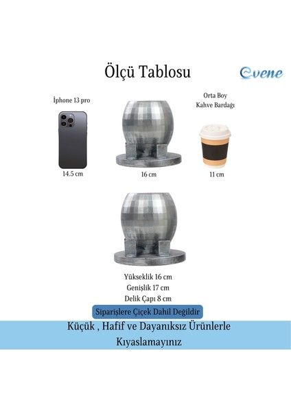 Saksı Çiçek Kaktüs Saksısı Lüx 17 cm Altın Varak Boyalı Yuvarlak Ayaklı Saksı Çiçeklik fiyatları