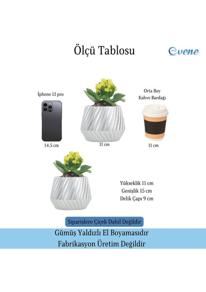 Saksı Çiçek Kaktüs Saksısı Lüx 13 cm Mekanik Dişli Desen Saksı Çiçeklik fiyatları