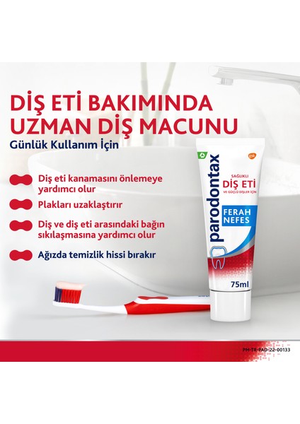 Diş Eti Bakımı Ferah Nefes Diş Macunu 75ml​
