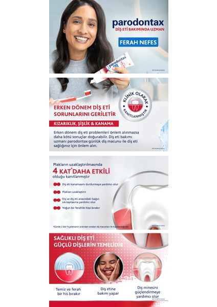 Diş Eti Bakımı Ferah Nefes Diş Macunu 75ml​