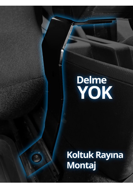 Dacia Dokker Kol Dayama Kolçak Çelik Ayaklı Abs Gri 2010 Üzeri A+ Kalite