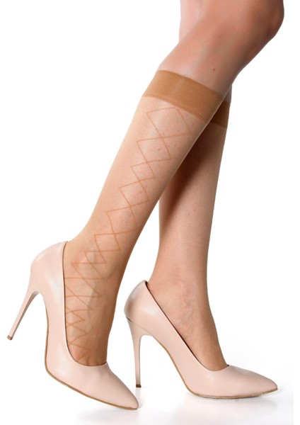 Estelle Diz. Desenli 20 Denye indirimleri