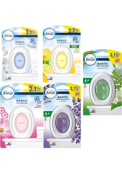 Ferahlatan Banyo Kokusu Deneyimi Paketi 5'li