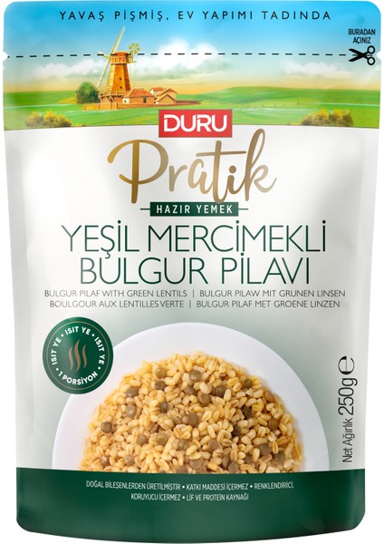 Pratik Mercimekli Bulgur Pilavı 250g