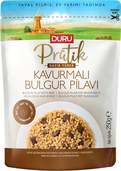 Pratik Kavurmalı Bulgur Pilavı 250g