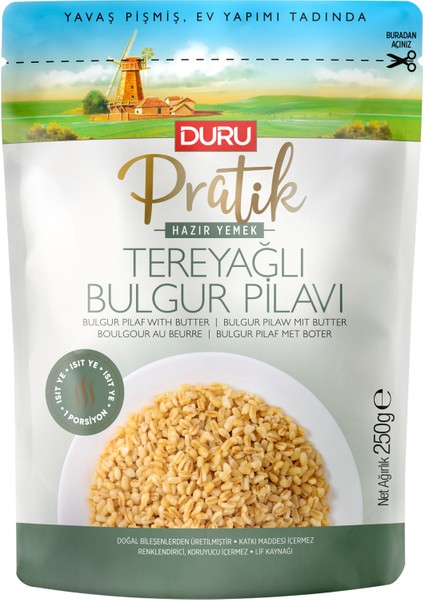 Pratik Tereyağlı Bulgur Pilavı 250g