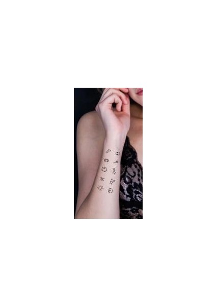 Geçici Uzay Mini Dövme Tattoo Kadın Dövmesi Su Geçirmez fiyatları