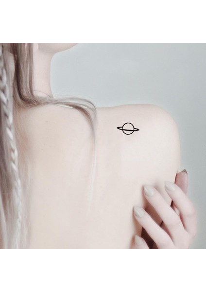 Geçici Uzay Mini Dövme Tattoo Kadın Dövmesi Su Geçirmez modelleri