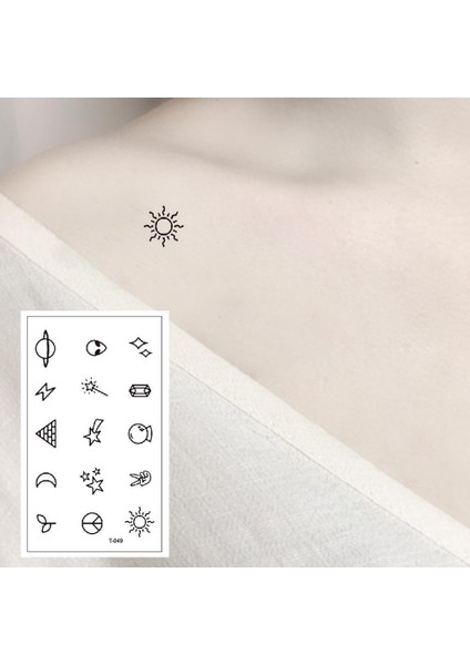 Geçici Uzay Mini Dövme Tattoo Kadın Dövmesi Su Geçirmez indirimleri