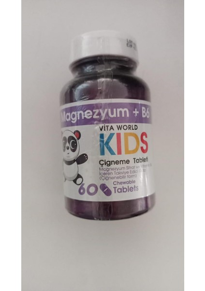 Vıta World Kids Mag B6 Çiğneme60 Tb 8683649372091