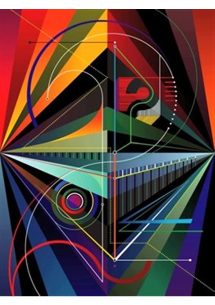 Renkli Desen Pixart Sanat Elmas Mozaik Tablo Diamond Türkiye 43*58