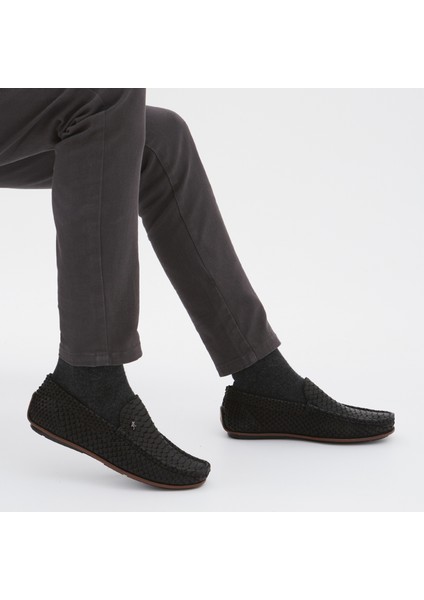 Erkek Derı Loafer Ayakkabı 01 20-8877 Erk Ayk Y23