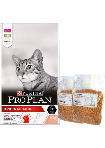 Proplan Original Somonlu Yetişkin Kedi Maması 2 kg Ekopaket