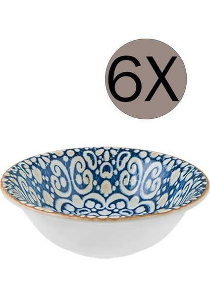 Porselen Alhambra Gourmet Kase 16 cm 400 cc 6'lı Takım ALHGRM16KS