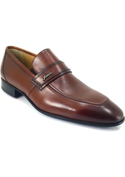 9006 Hakiki Deri Erkek Klasik Ayakkabı-Taba