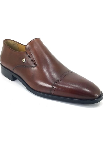 2887 Hakiki Deri Erkek Klasik Ayakkabı-Taba
