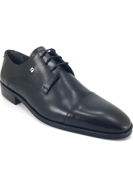 2886 Hakiki Deri Erkek Klasik Ayakkabı-Siyah