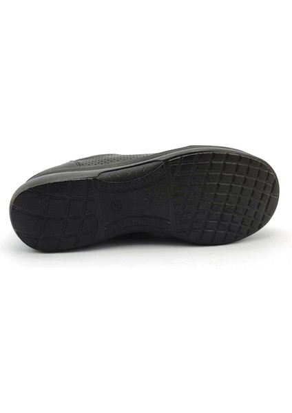 1901707 Günlük Hakiki Deri Bayan Ayakkabı-Siyah fırsatları