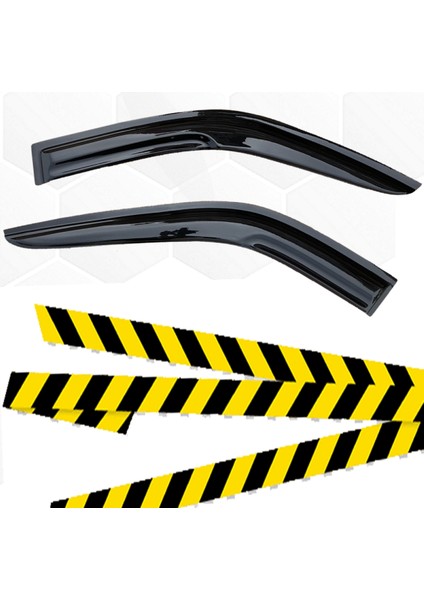 Vw Caddy Mügen Cam Rüzgarlığı 2011-2020 Arası 2 Li Set