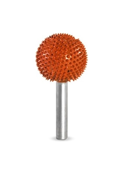 6s1-90 Yuvarlak Top Törpü Kalın Diş Ahşap Törpü (Sap:6 Mm)