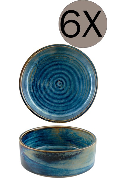 Porselen Sapphire Joker Kase 13 cm 450 cc 6'lı Takım SPH13JO