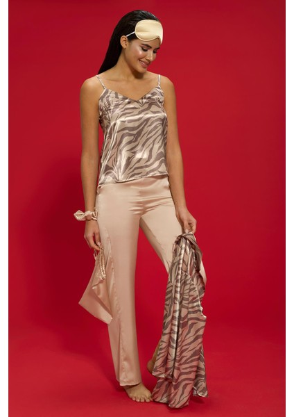6'lı Zebra Hem İçerde Hem Dışarıda Pijama Taş Takımı S27686