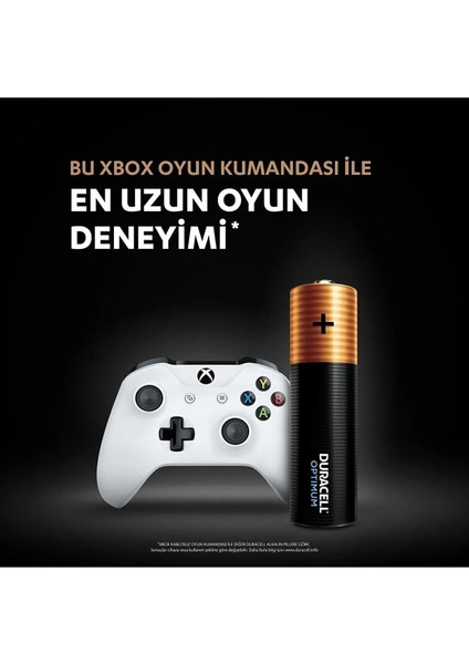 Optimum Aa Alkalin Pil, 1,5 V Lr6 MN1500, 24'lü Paket ve LED Işık OPT_AA_24_LED