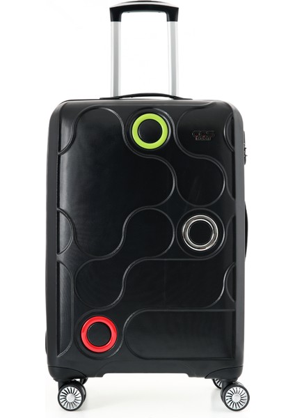 Siyah 5237 Abs Büyük Boy Valiz