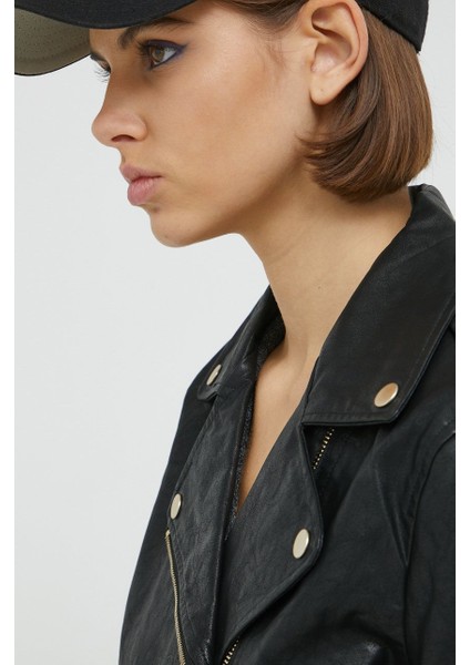 Kadın Deri Ceket Onlcamıla Faux Leath Bıker Jacket 15265315 fırsatları