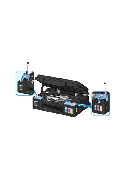 Canon GI-490 Uyumlu Forprint Dolum Seti 4X100ML, Canon G3410/CANON G4410